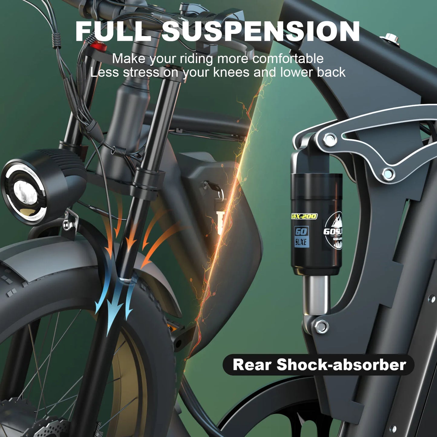 Zeegr S1 E-Bike Dual MotorAWD 2000W 60 Miles 35MPH Electric Bike 7 speeds dual motor 2000w mountain electric bicycle with ce