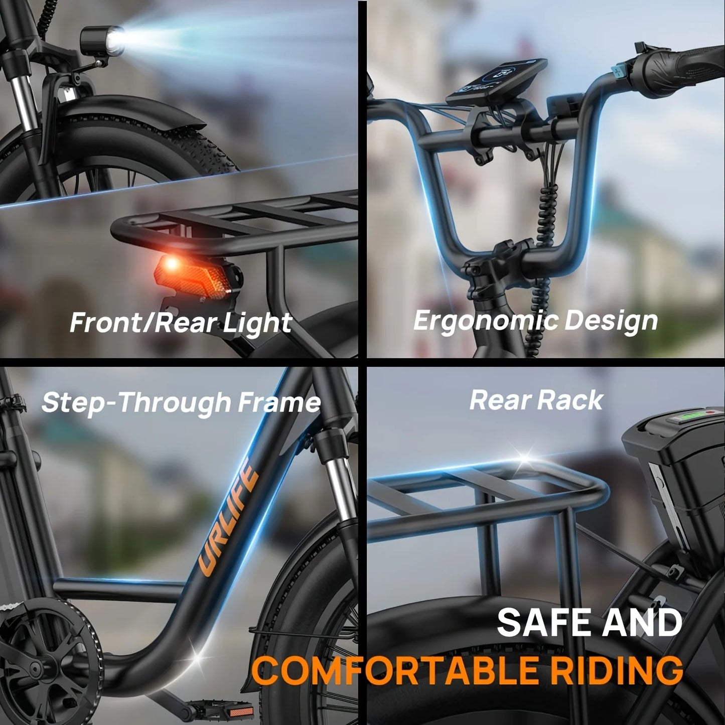 All-Terrain 20" Fat Tire E-Bike: 745W Motor, 48V 13Ah Battery (40-60 Mi Range), Color Display & Front Suspension