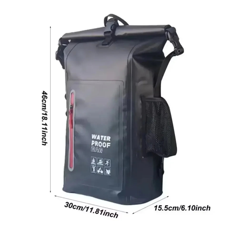Outdoor Waterproof Backpack 25L High-capacity Drybag Hiking Bags Back Pack Large Capacity Camping Bag Edc Travel Bag for Men