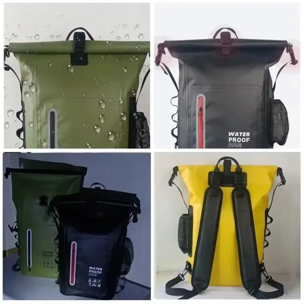 Outdoor Waterproof Backpack 25L High-capacity Drybag Hiking Bags Back Pack Large Capacity Camping Bag Edc Travel Bag for Men