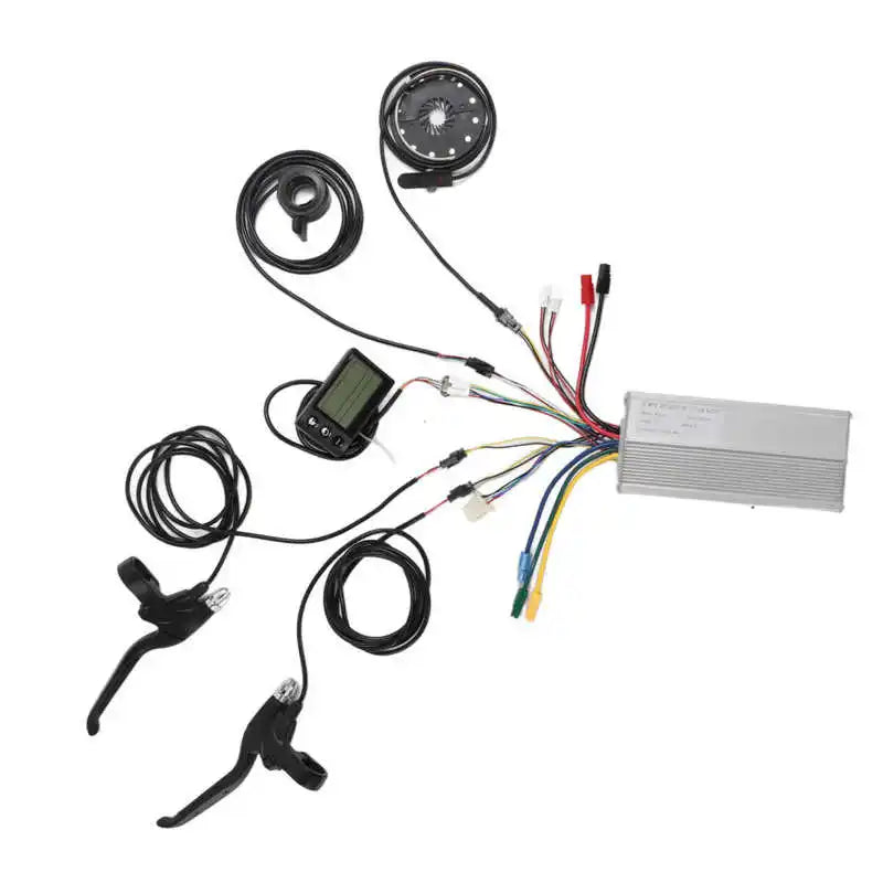 20inch 48V 1500W Electric Bike Conversion Kit with 35A Controller LC‑S866 Meter Shifter Assist Sensor Front/Rear Wheel Hub Motor