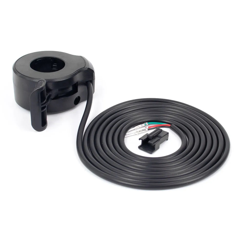 Electric Bike 130X Thumb Throttle 24V 36V 48V 60V 72V 3pin Waterproof Connector Ebikes Right/Left Hand Finger Throttle Accessory