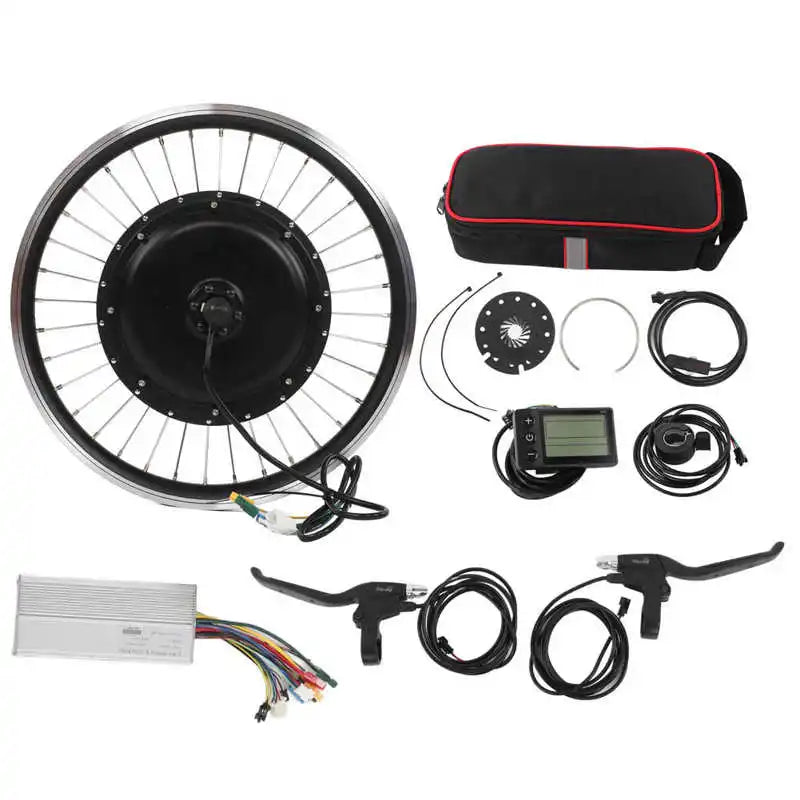 20inch 48V 1500W Electric Bike Conversion Kit with 35A Controller LC‑S866 Meter Shifter Assist Sensor Front/Rear Wheel Hub Motor