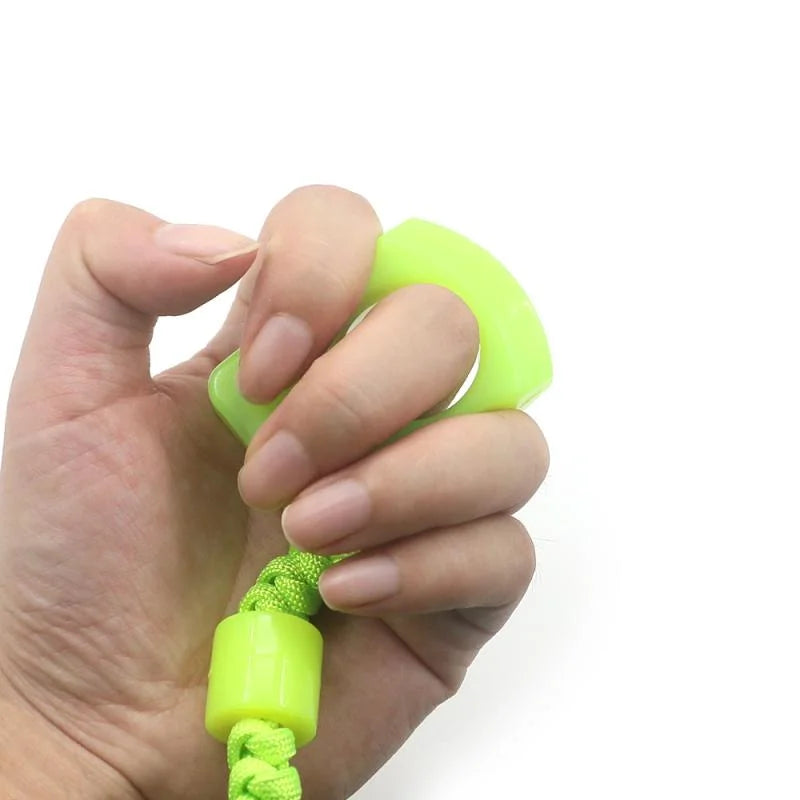 1Pc Outdoor Survival Tool EDC Tool Protect Knuckles Luminous Ring Pendant Keychain Hand Decoration Umbrella Rope Bag Pendant