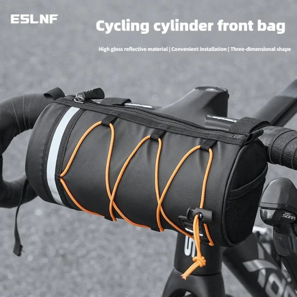 ESLNF Bike Front Handlebar Bag Bicycle Bags Frame Pannier Bag Multifunction Portable Shoulder Bag Mountain Bike Accessorie