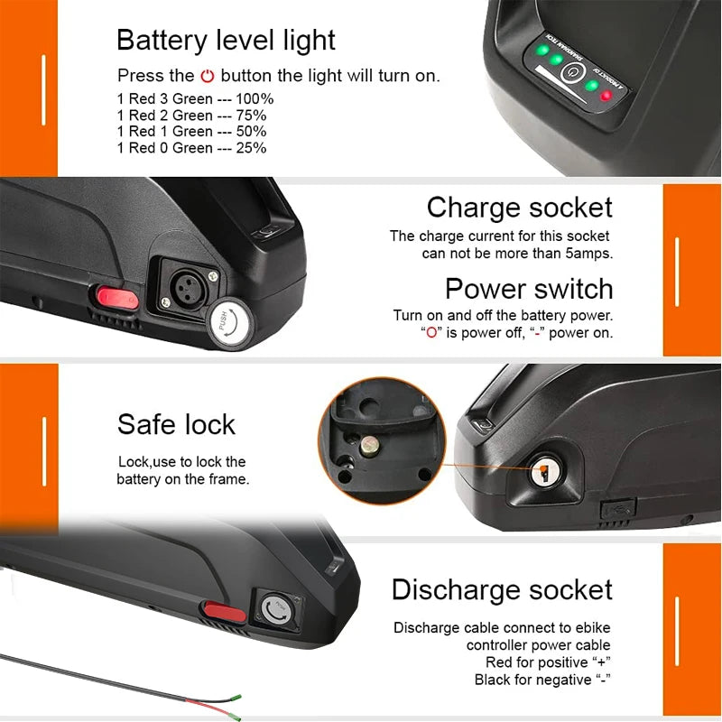 Electric Bike Conversion Kit with Battery 26''27.5 29 700C 48V 500/2000W Rear Brushless Hub Motor Wheel electric bicycle Ebike