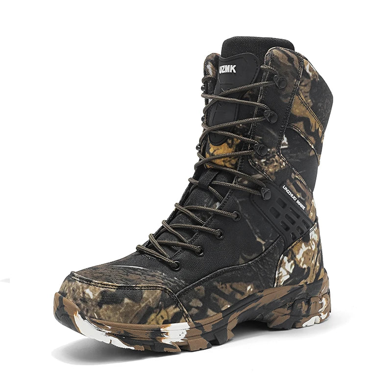 Hiking Shoes Men Boots Wear-resistant Breathable Casual Sports Shoes Men Ankle Boots Comfortable Outdoor High-top Boots Men