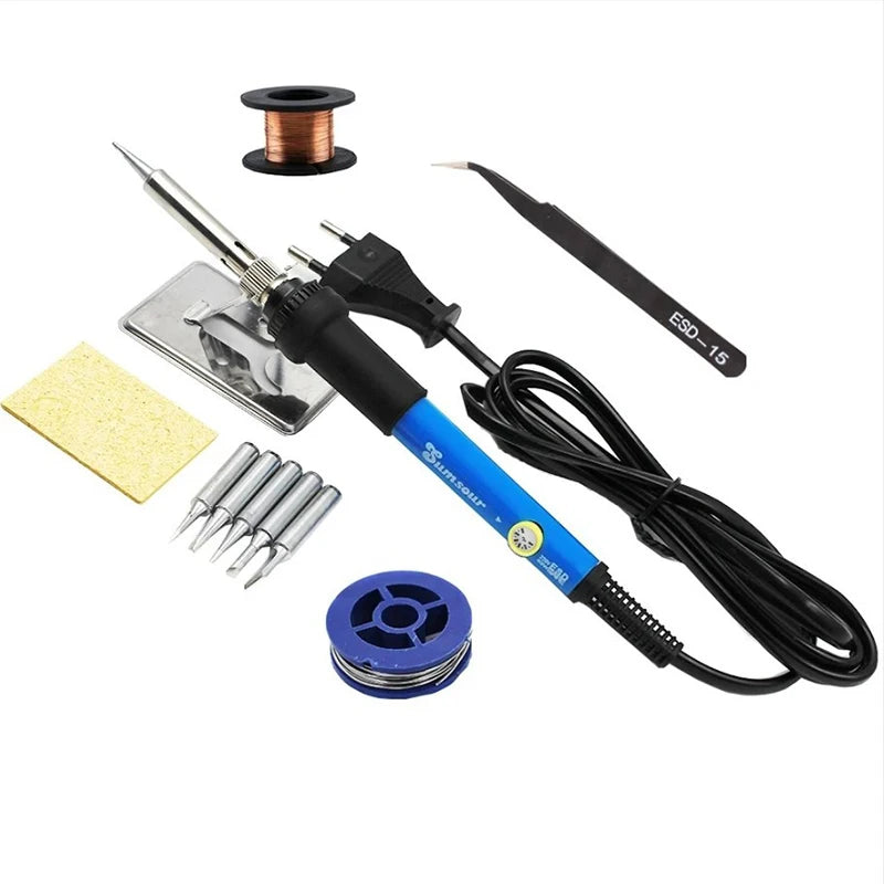 Adjustable Temperature Electric Soldering Iron 110V(US plug) /220V(EU Plug) 60W Soldering Iron Welding Solder Repair Tool