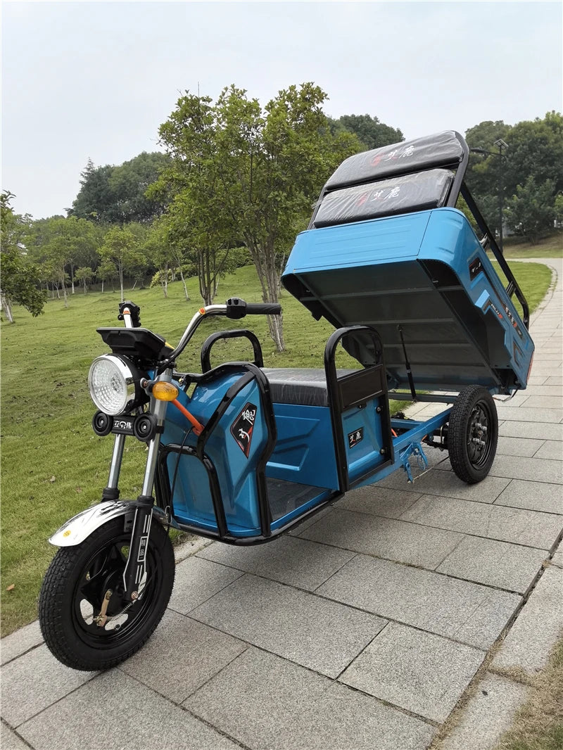 Open Electric Tricycles 48v Voltage Car For Passengers & Elderly Commuting