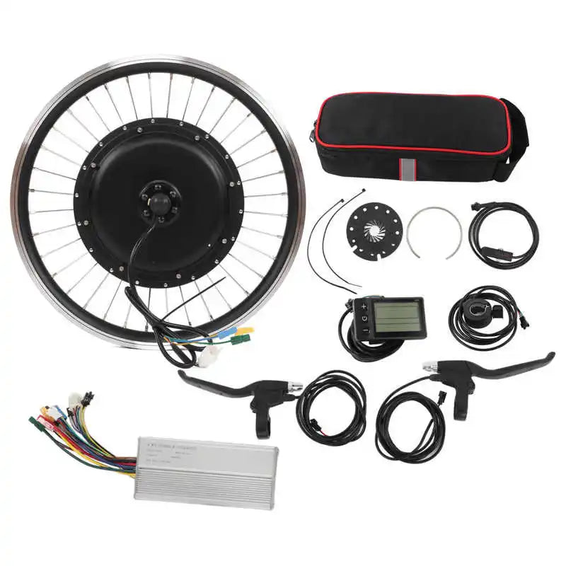 20inch 48V 1500W Electric Bike Conversion Kit with 35A Controller LC‑S866 Meter Shifter Assist Sensor Front/Rear Wheel Hub Motor