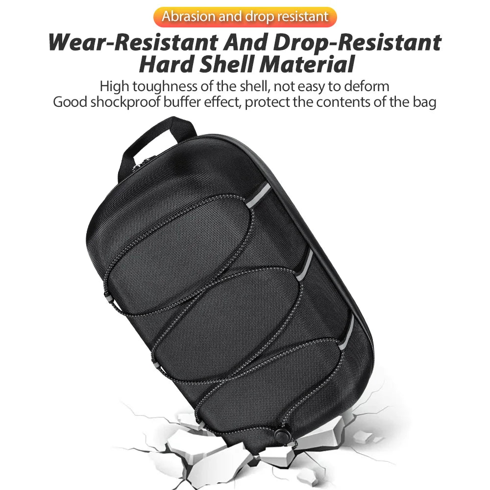 NEWBOLER Brompton Bicycle Rear Seat Bag MTB Bike Rack Bag Trunk Pannier Cycling Large Capacity Waterproof Travel Bag ﻿