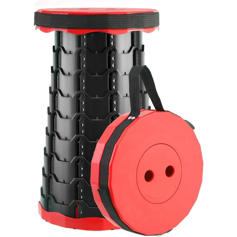 Foldable Stool, Camping Stools for Adults Thickened Portable Collapsible Retractable Stool for Fishing, Camp Chair for Hiking, B