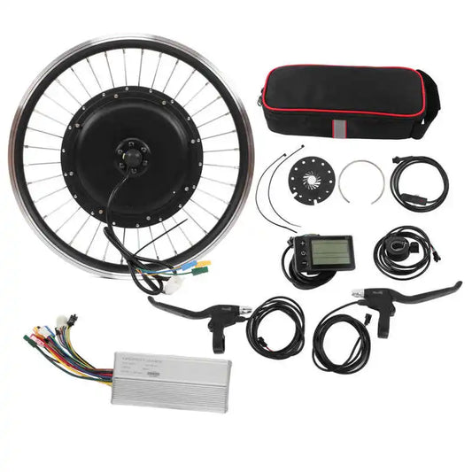 20inch 48V 1500W Electric Bike Conversion Kit with 35A Controller LC‑S866 Meter Shifter Assist Sensor Front/Rear Wheel Hub Motor