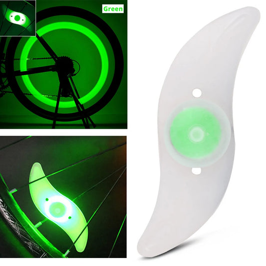 Bike Wheel Spoke Light Tire Lights 3 Mode LED Waterproof Bike Safety Warning Easy To Install Bicycle Accessories with Battery