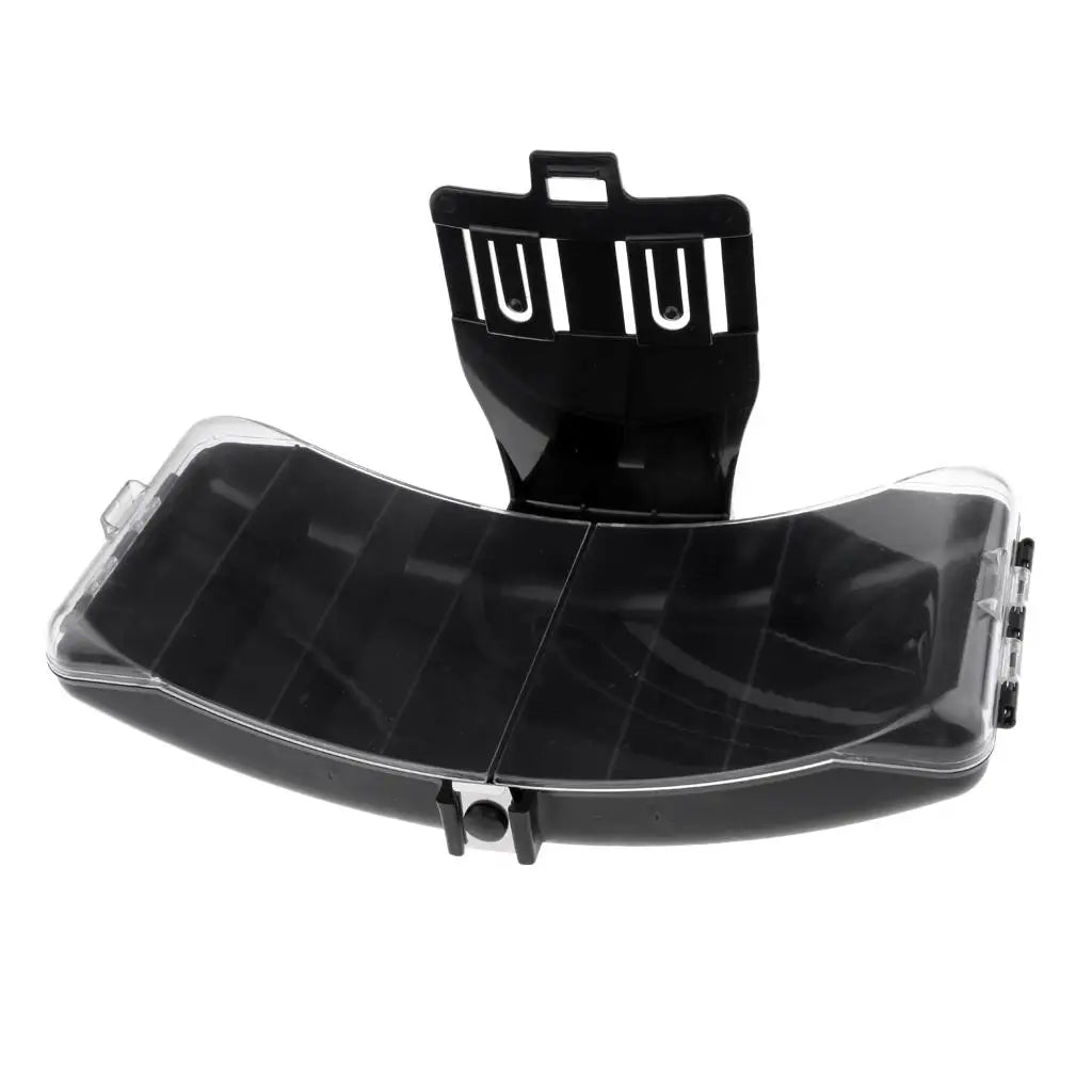Portable Fishing Box Lure Baits Hook Bag Fishing Tackle Box Organizer - Black