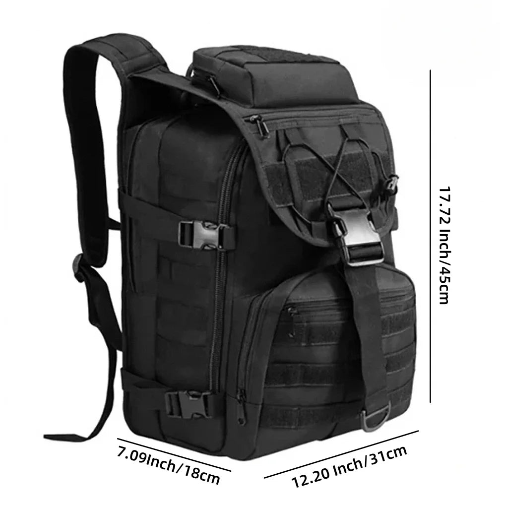 35L tactical backpack survival hiking backpack cycling backpack fishing backpack suitable for travel camping and outdoor sports