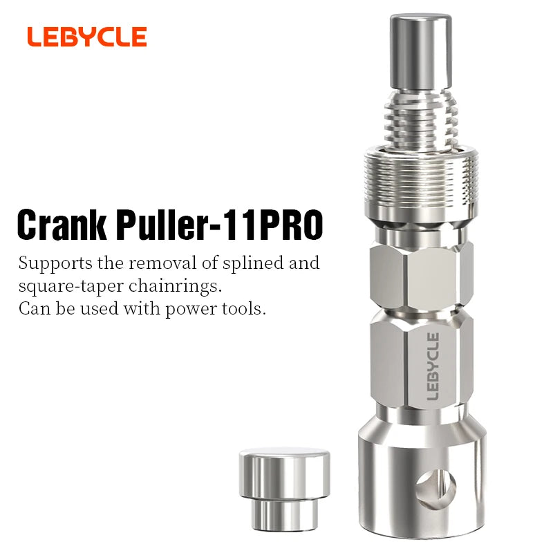 LEBYCLE Bicycle Crank Puller Tool Bike Crank Extractor Removal Bike Bottom Bracket Axis Remover Bike Crankset Repair Tools