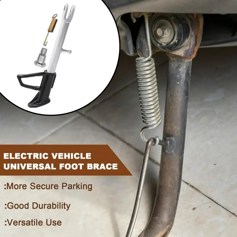 Electric Scooter Kickstand High Strength Motorcycle Kickstand Bicycles Kickstand Electric Scooter Parking Stand Bikes Foot Stand