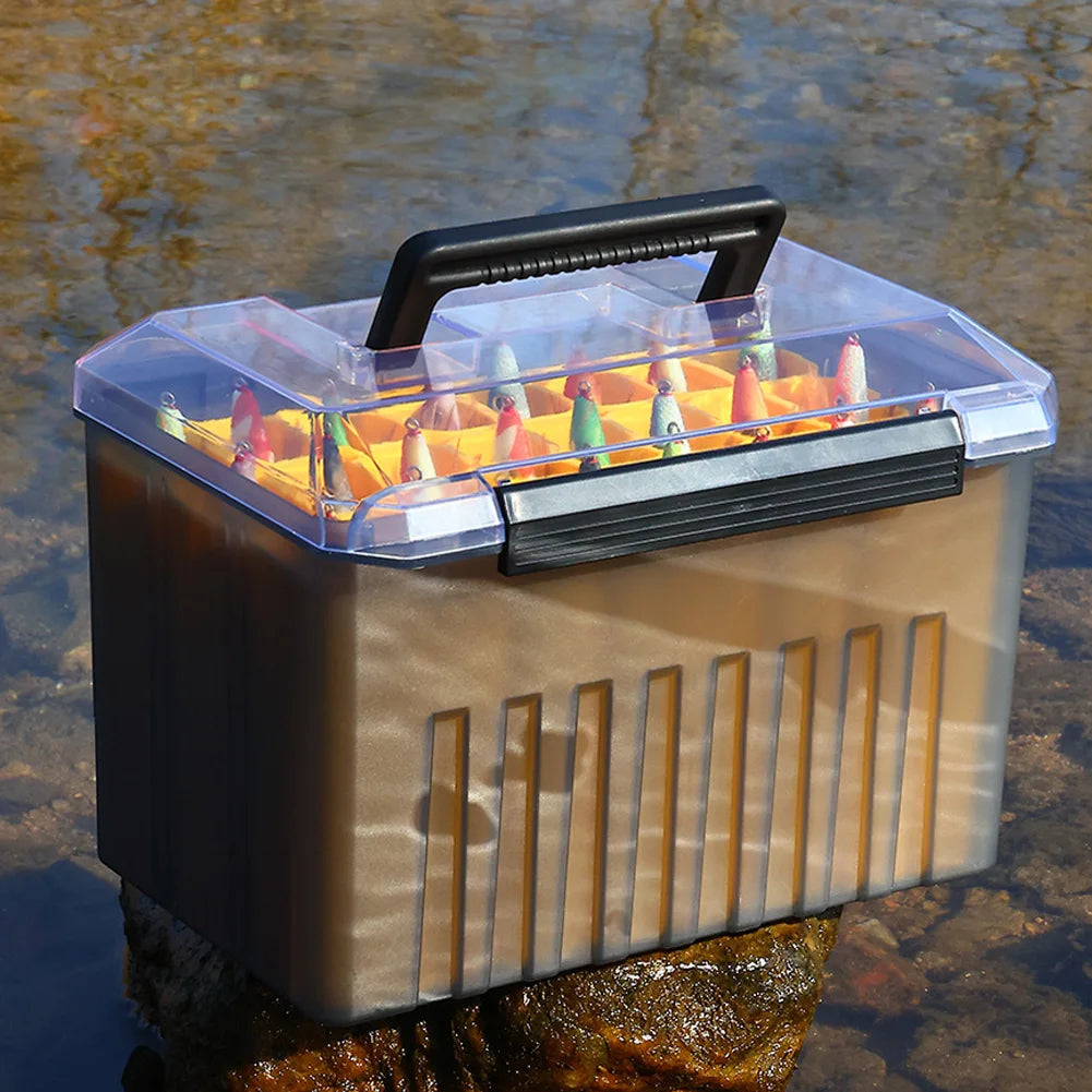 24 Grids Webfoot Octopus Egi Storage Organizer Box Squid Jig Container Hard Lure Sea Tool Case Fishing Accessories