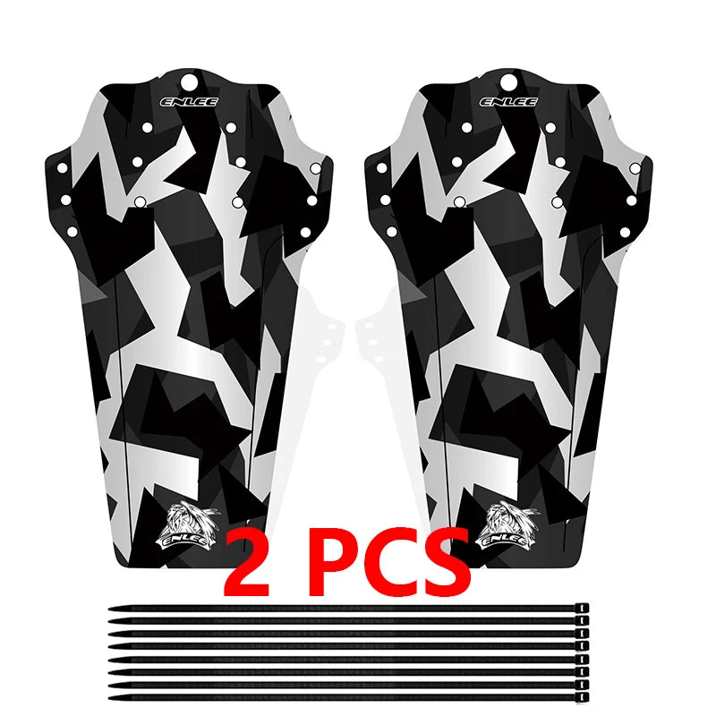 Enlee 3D Bicycle Paster Frame Scratch-Resistant Protector MTB Road Bike Best Glue Removeable Sticker Anti-Skid Guard Frame Cover