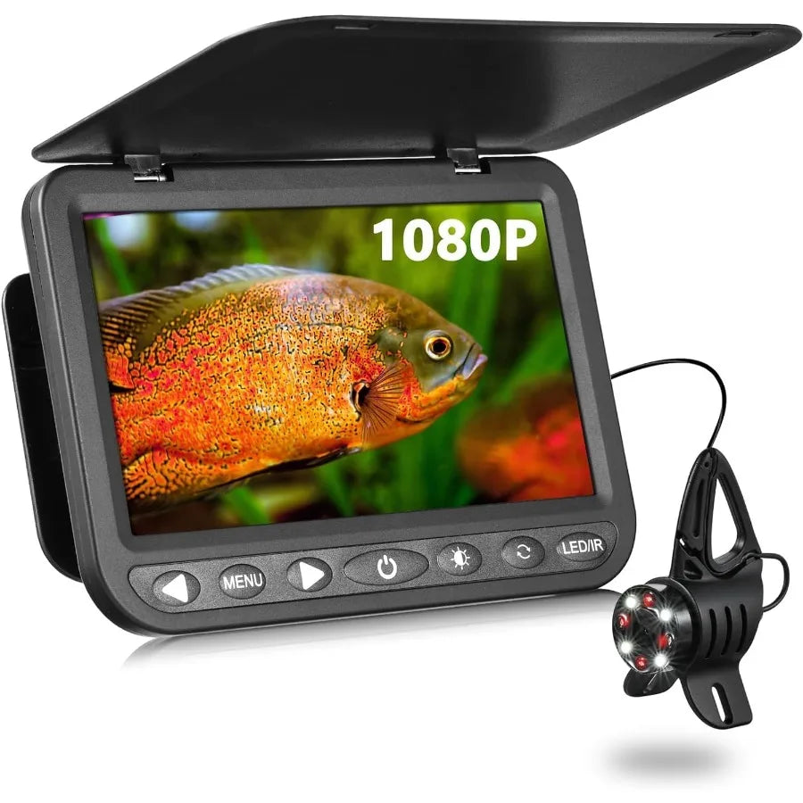 FishPRO Underwater Fishing Camera HD1080P 7'' IPS 10 000mAh No Need Learn Night Light Vision Ice Fishing Camera Underwater Ice