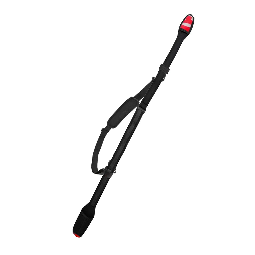 Fishing Rod Carry Strap Adjustable Fishing Rod Protective Bags Portable Wear-resistant Fastener Tie Fishing Accessories