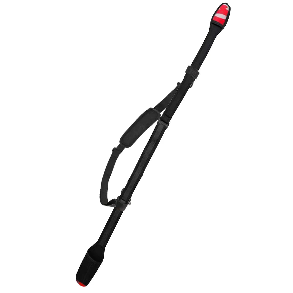 Fishing Rod Carry Strap Adjustable Fishing Rod Protective Bags Portable Wear-resistant Fastener Tie Fishing Accessories