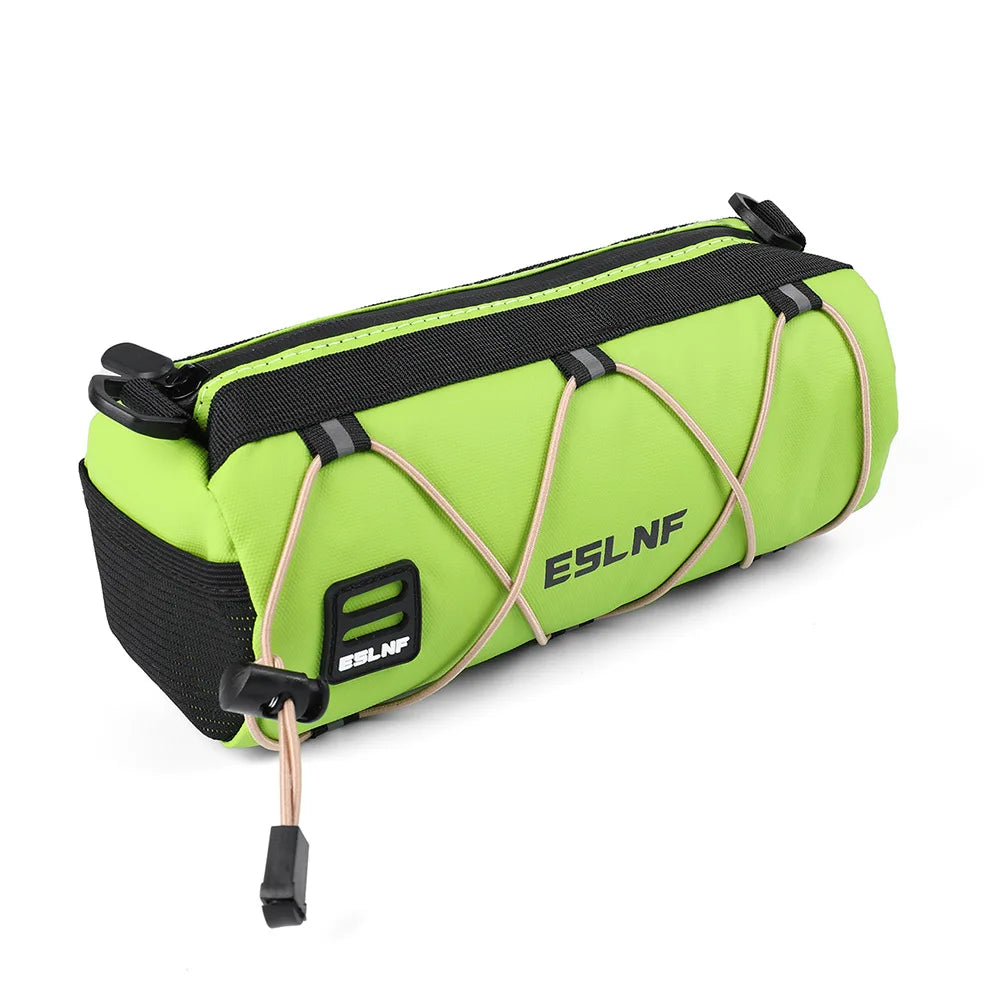 ESLNF Bike Front Tube Bag Waterproof Storage Roll Bag Bicycle Handlebar Basket Pack Portable Large Capacity Cycling Accessory