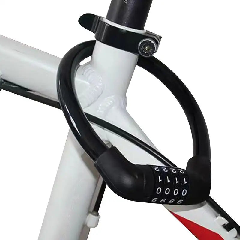 Bikes Chain Lock 4 Digit Heavy Duty Keyless Bicycles Lock Resettable Anti Theft Bicycles Lock For Electric Scooter Bikes