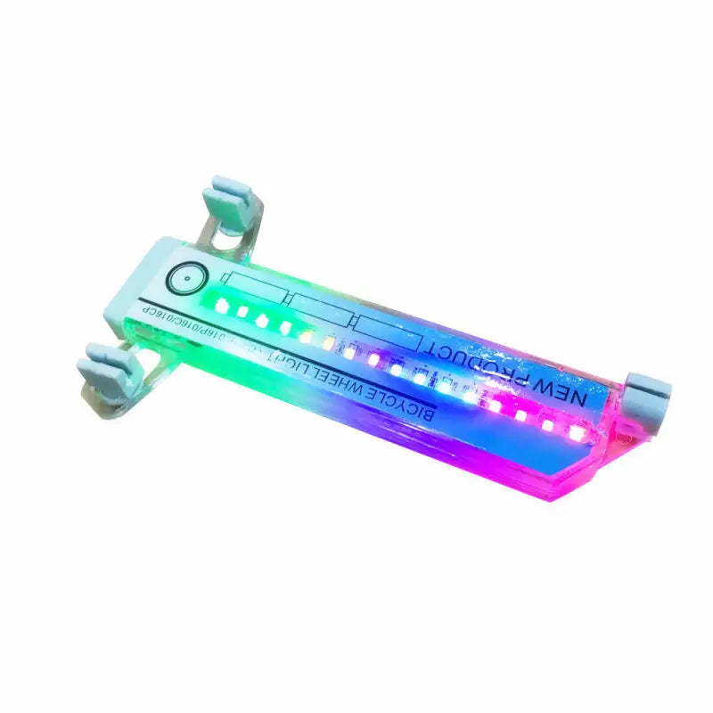2PCS Bicycle Tire Light LED Spoke Lamp for Cycling Wheel Flash Warning Night Riding Double Sided Waterproof Outdoor Bike