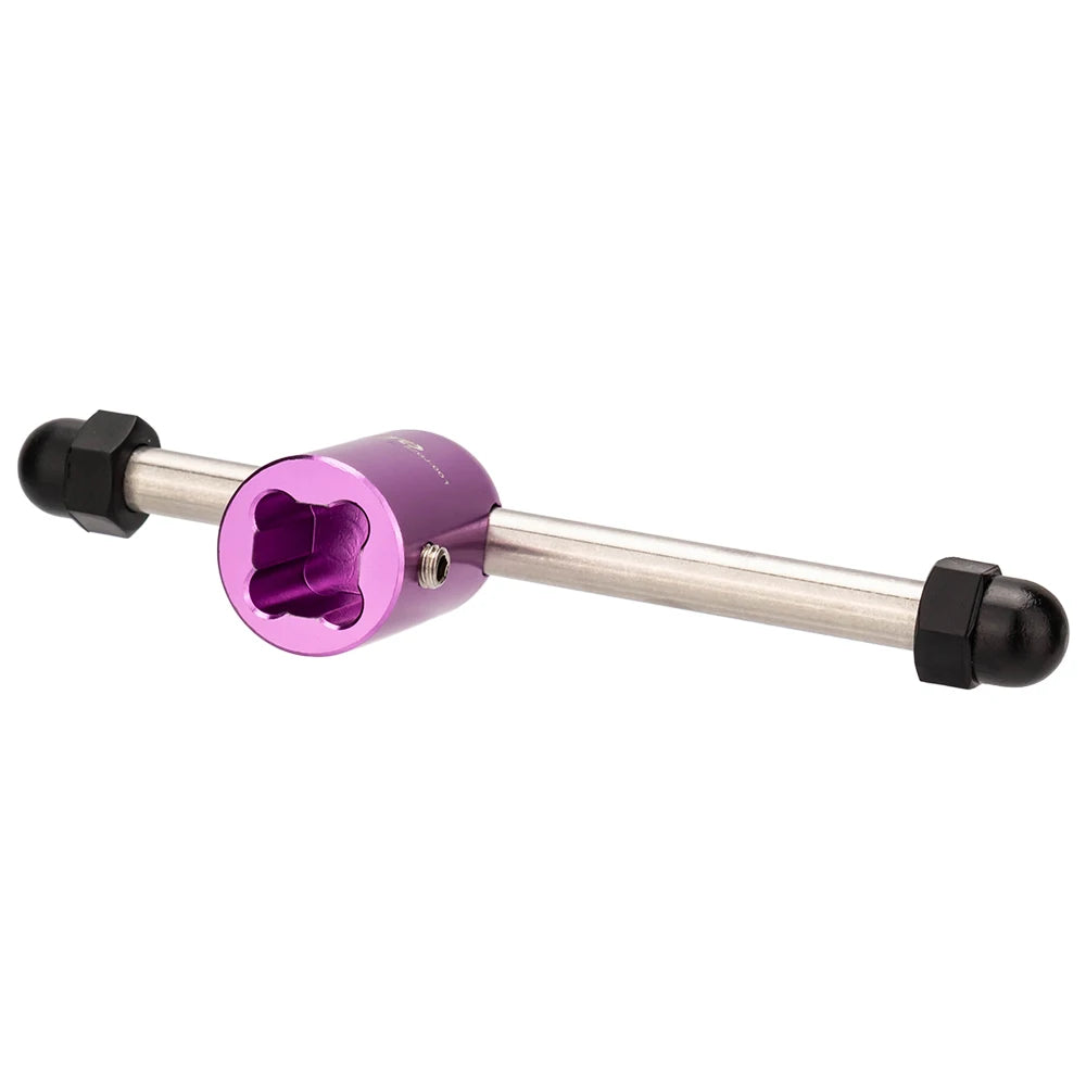 ZTTO Bicycle Crank Tapping Threading Tool Crank Pedal Thread Tapping Device Crankset 9/16 Inch Driver Screw Hole Tool Steel