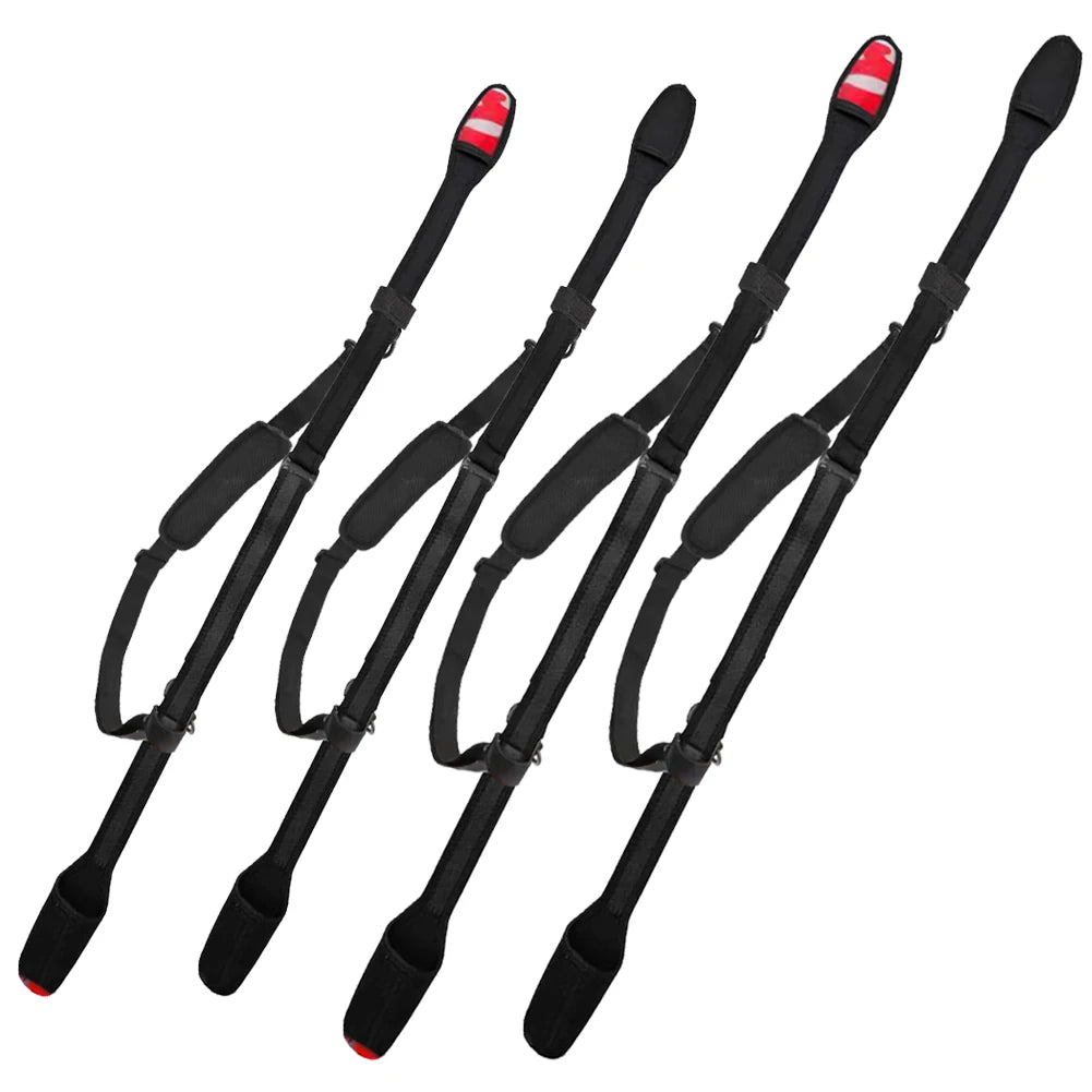 Fishing Rod Carry Strap Adjustable Fishing Rod Protective Bags Portable Wear-resistant Fastener Tie Fishing Accessories