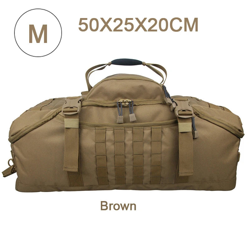 LQARMY 30L 50L 80L Outdoor Mountaineering Bag Molle Tactical Backpack Large Duffel Bag Hiking Camping Travel Bags