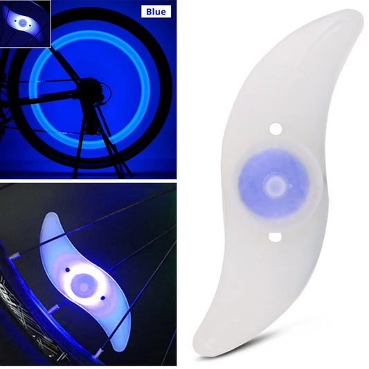 Bike Wheel Spoke Light Tire Lights 3 Mode LED Waterproof Bike Safety Warning Easy To Install Bicycle Accessories with Battery