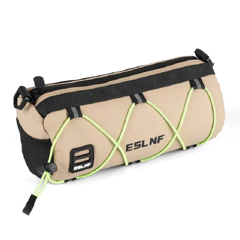 ESLNF Bike Front Tube Bag Waterproof Storage Roll Bag Bicycle Handlebar Basket Pack Portable Large Capacity Cycling Accessory