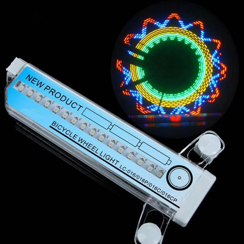 2PCS Bicycle Tire Light LED Spoke Lamp for Cycling Wheel Flash Warning Night Riding Double Sided Waterproof Outdoor Bike