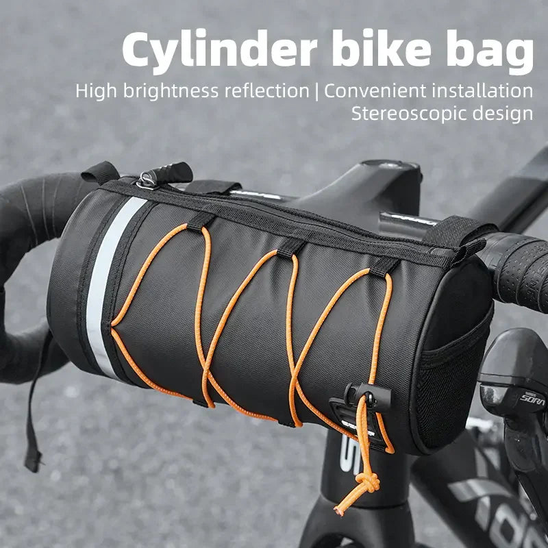 1Pcs 24×12×12cm Multifunctional Handlebar Bag Waterproof Oxford Cloth Bicycle Bags Outdoor Portable Shoulder Bag Bike Accessorie