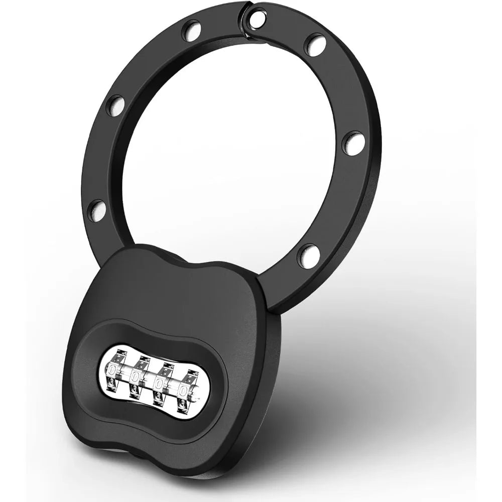 Bike Locks Heavy Duty Anti Theft, Combo Bike U Lock, 4-Digit Resettable Combination Bicycle Lock, Large U Shaped Ebike Lock for