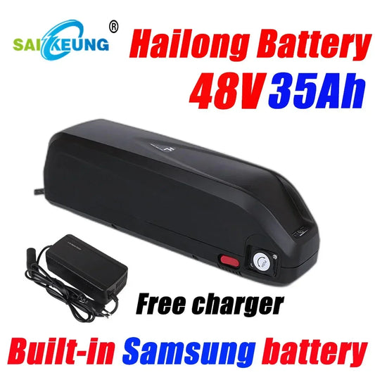Hailong 48V 36V 52v 60v 72v Electric Cycle Battery 18650 Cells Pack 20 25 30 40 45 50 60Ah Fuel Ebike Battery for Bafang Tszz8