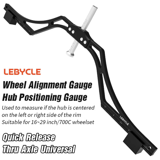 LEBYCLE Bicycle Wheel Alignment Gauge Bike Flower Drum Circle Center Positioning Calibrator For Bike 16" To 29" 700C Wheel Tools