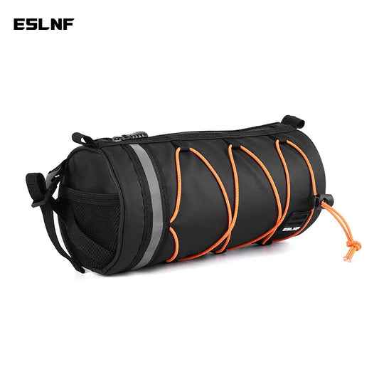 ESLNF Bike Front Handlebar Bag Bicycle Bags Frame Pannier Bag Multifunction Portable Shoulder Bag Mountain Bike Accessorie