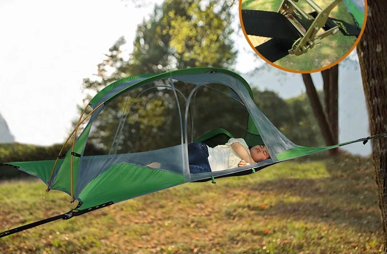 Outdoor Foldable Waterproof Beach Hammock Tree Tent