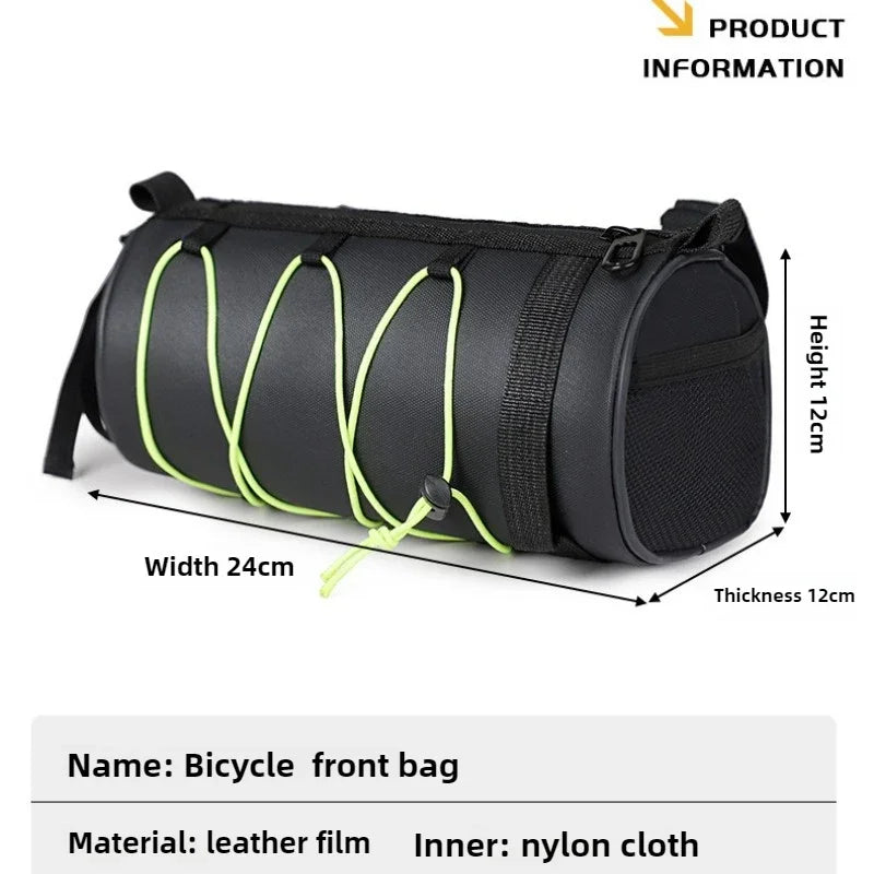 1Pcs 24×12×12cm Multifunctional Handlebar Bag Waterproof Oxford Cloth Bicycle Bags Outdoor Portable Shoulder Bag Bike Accessorie